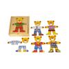 Wooden Toy Boy Bear Dress-Up Puzzle Detail