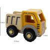 Wooden Dump Truck Rubber Wheels Detail-Two