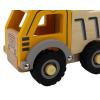 Wooden Dump Truck Rubber Wheels Detail-Three