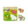 Farm Animal Big Peg Puzzle Detail