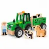 Farm Tractor and Animal Playset