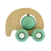 Green Elephant Silicone Push Toy