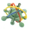 Green Sensory Space Rattle Teether