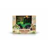 Green Wooden Tractor Detail-4