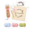 Gum Blossom Knitting Doll