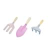Kids Garden Tool Set Pink 3pcs Detail-2