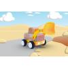 Light Sound Wood and Plastic Friction Bulldozer Detail-3