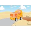 Light Sound Wood and Plastic Friction Truck Mixer Detail-3