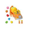 Light Sound Wood and Plastic Mixer Truck with Blocks Detail