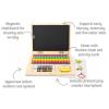 Magnetic Notebook Chalkboard Alphabet and Numbers Detail