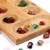 Mancala Wooden Traditional Game Detail-Two