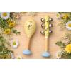 Maraca and Bell Stick Set Floral Detail-3