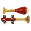 Mini Maraca Bell Stick Ladybug Detail