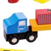 Mini Wooden Crane and Truck Set Detail