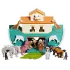 Noahs Wooden Ark with Animals