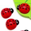 Wooden Naughts & Crosses Ladybug & Bee Detail-Two