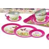 Tin Tea Set Pink Butterfly 15 Piece Detail-3