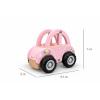Pink Wooden Car Detail-5
