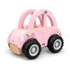 Pink Wooden Car