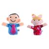 Plush Family Finger Puppets Detail-Three