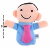Plush Family Finger Puppets Detail-Four