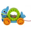 Pull Along Rolling Dolphin With Beads