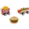 Pull Back Fast Food Car Set of Three