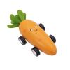 Pull Back Fruit Veg Car Set of Four Detail-4