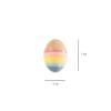Rainbow Egg Maraca Set of Two Detail-2