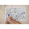 Reusable Enchanted Kingdom Colouring Mat Detail-2