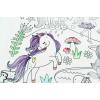 Reusable Enchanted Kingdom Colouring Mat Detail