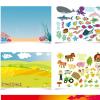 Reusable Stickers Animals Detail