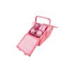 Tin Tea Set Rose Picnic Basket 18 Piece Detail-4