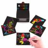 Scratch Art Cards Glittery Colours Detail