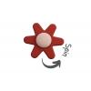 Silicone Daisy Red Spinner Detail
