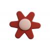 Silicone Daisy Red Spinner Detail-Three