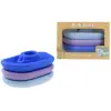 Silicone Bath Boats Purple Blue Light Blue