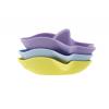 Silicone Bath Sharks Yellow Purple Detail