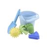 Silicone Beach Bucket Set Blue Detail-2