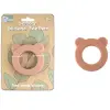 Silicone Bear Teether Pink