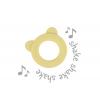 Silicone Bear Teether Yellow Detail