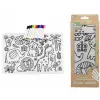 Silicone Jungle Animals Colouring Mat