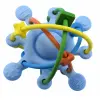 Silicone Space Rattle Blue Teether