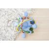 Silicone Space Rattle Blue Teether Detail-Four