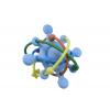 Silicone Space Rattle Blue Teether Detail-Three