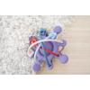Silicone Space Rattle Purple Teether Detail-Three