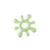 Silicone Splash Teether Green Detail-4