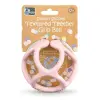 Silicone Textured Teether Grip Ball Pink