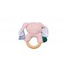 Snuggle Berry Bunny Wooden Ring Rattle Detail