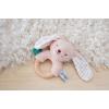 Snuggle Berry Bunny Wooden Ring Rattle Detail-Four